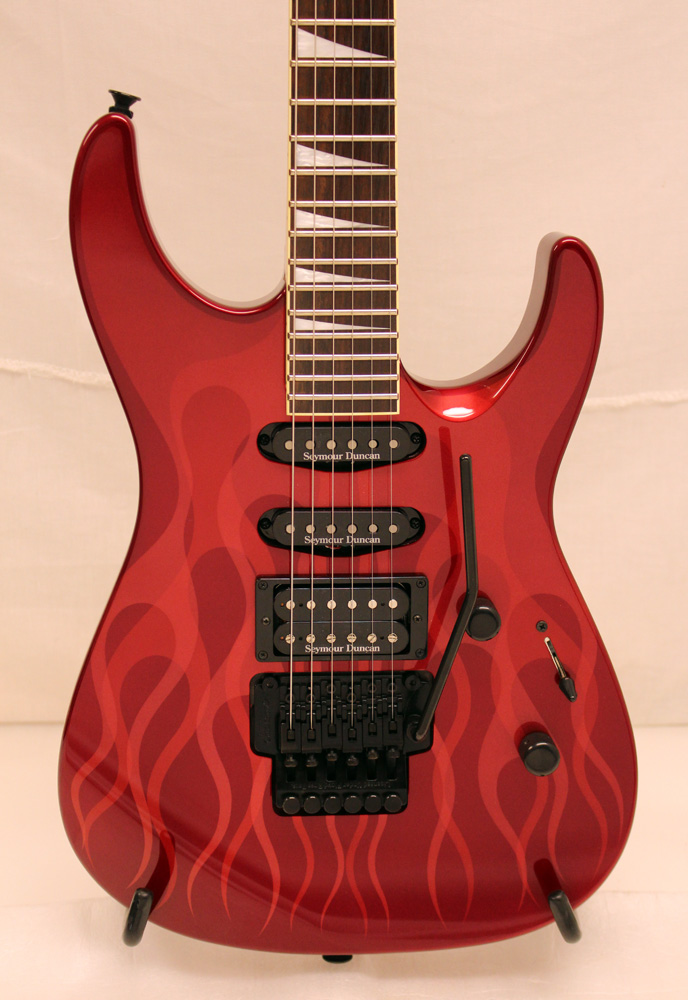 NEW Jackson DK2 Electric Guitar   Red Ghost Flame w/HSC  